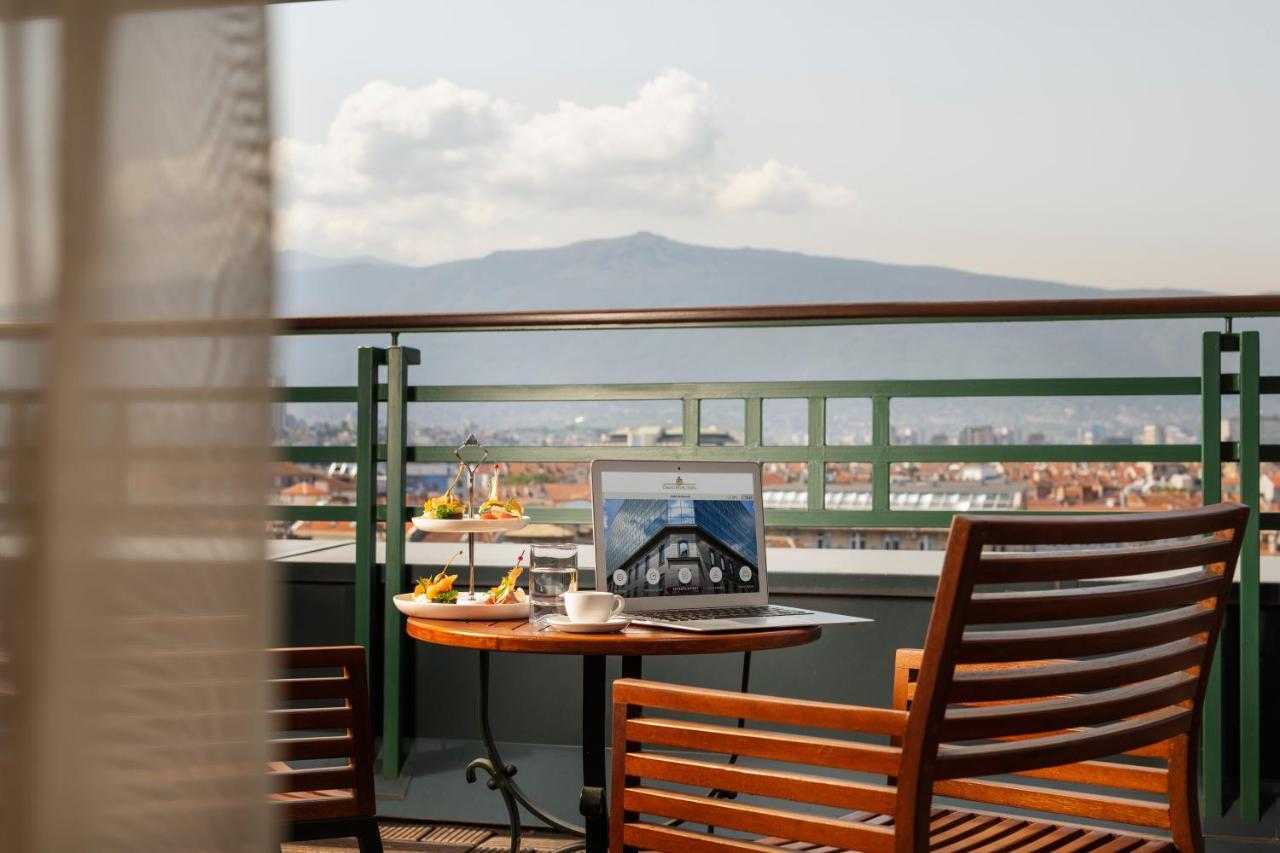 Grand Hotel Sofia Exterior photo View of Mount Apo from the balcony of a hotel in Davao City